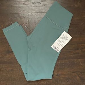 Lululemon Wunder Under Luxtreme Tidewater Teal Legging sz 6